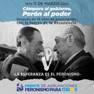 Cámpora al gobierno, Perón al poder